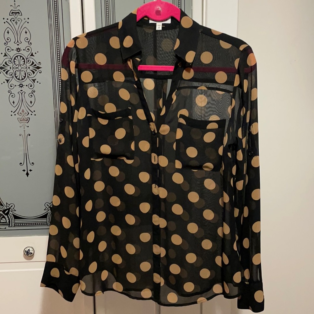 Express Portofino polkdot shirt